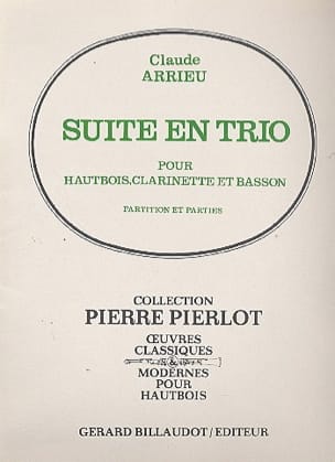 Suite En Trio Claude Arrieu Partition Trios