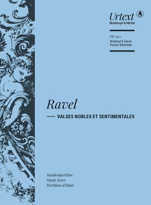 Valses nobles et sentimentales RAVEL Partition Petit format