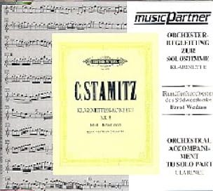 Klarinettenkonzert N°3 B Dur STAMITZ Partition