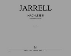 Nachlese 2 Michael Jarrell Partition Grand format