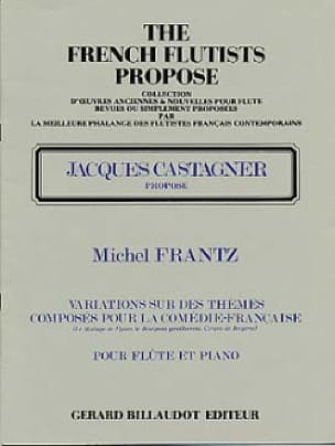 Variations sur des thèmes composés pour la Comédie-Francaise