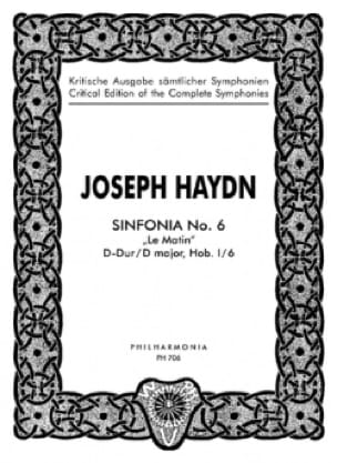 Symphonie Nr. 6 D-dur Hob. 1 : 6 - Partitur - HAYDN - Partition