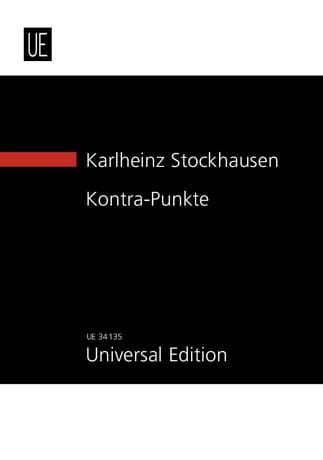 Kontra - Punkte New study score STOCKHAUSEN Partition Petit format