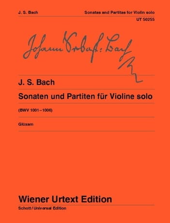 Sonates et Partitas BWV 1001-1006 BACH Partition Violon