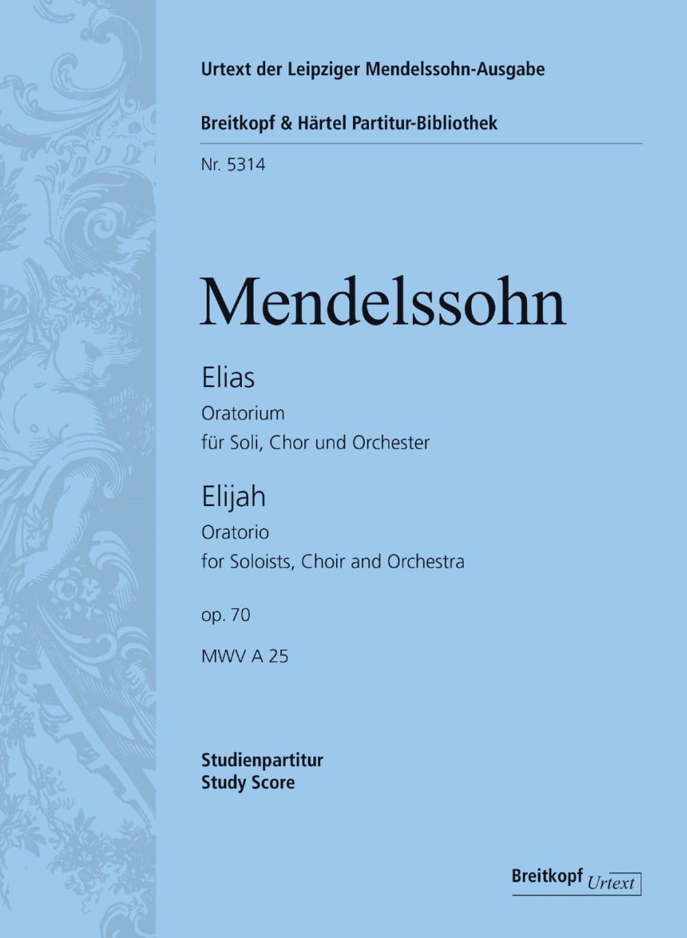 Elias - Conducteur MENDELSSOHN Partition Petit format