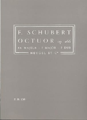 Octuor en Fa Majeur D. 803 Op. Posth 166 - Conducteur - SCHUBERT