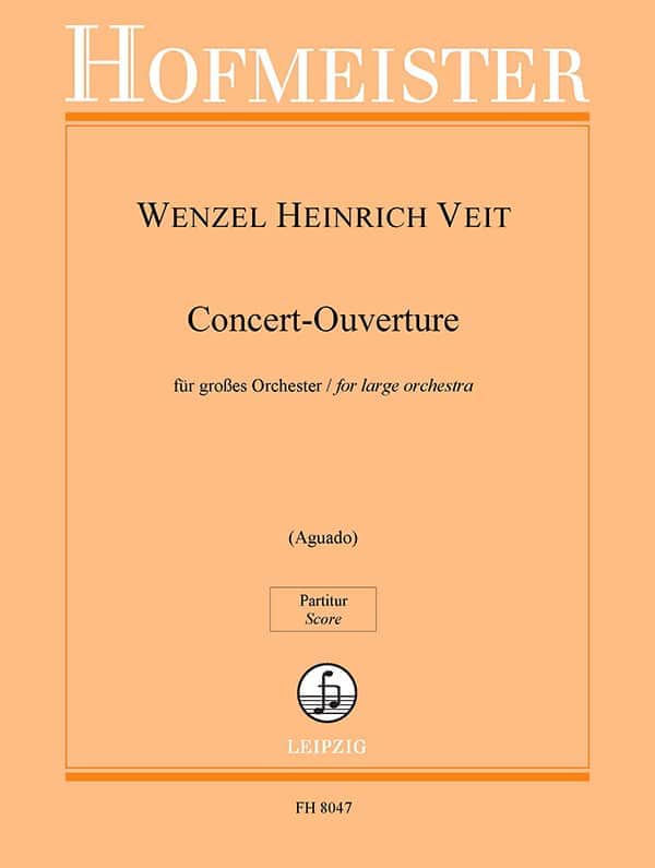 Concert-Ouverture Wenzel Heinrich Veit Partition Grand format