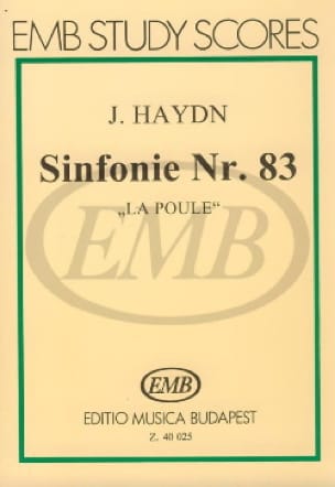 Symphonie Nr. 83 La poule - Partitur HAYDN Partition Petit format