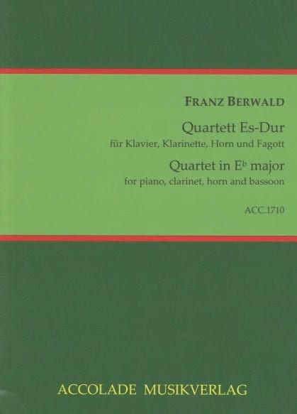 Quartett Es-Dur für Klavier und Bläser Op. 1 - Berwald Franz