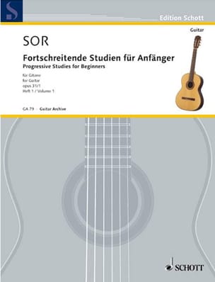 Forschreitende Studien für Anfänger op. 31 - Volume 1 - SOR