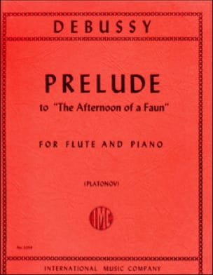 Prélude à l'après-midi d'un faune - Flûte piano - DEBUSSY - Partition