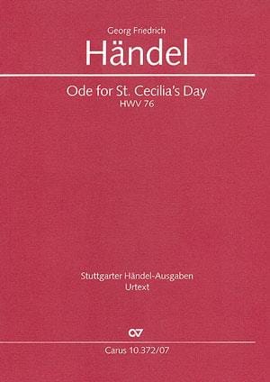 Ode for St. Cecilias Day HWV 76 - Poche - Georg Friedrich Händel