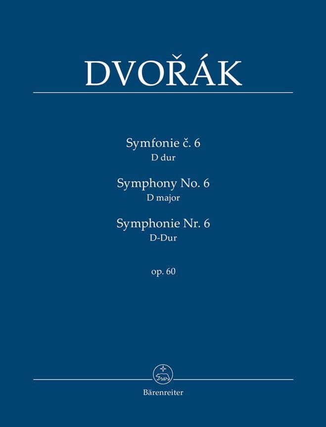 Symphonie Nr. 6 - Partitur DVORAK Partition Petit format