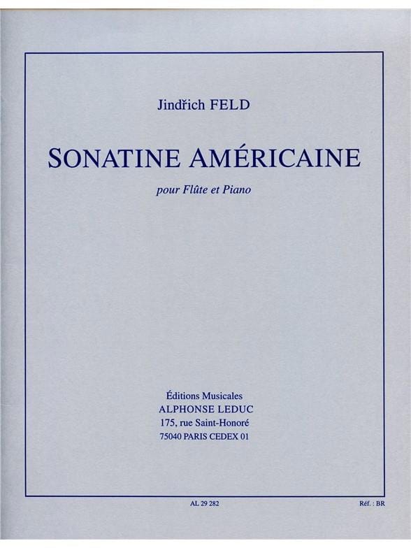 Sonatine Américaine - Jindrich Feld - Partition - Flûte traversière