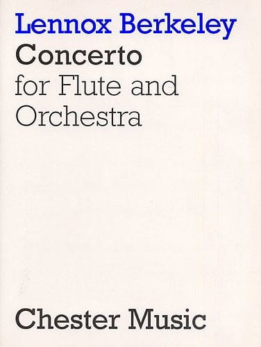 Concerto for Flute op. 36 - Flute piano - Lennox Berkeley - Partition