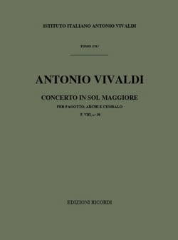 Concerto en Sol Maj. - F. 8 N° 30 - Partitura - VIVALDI - Partition