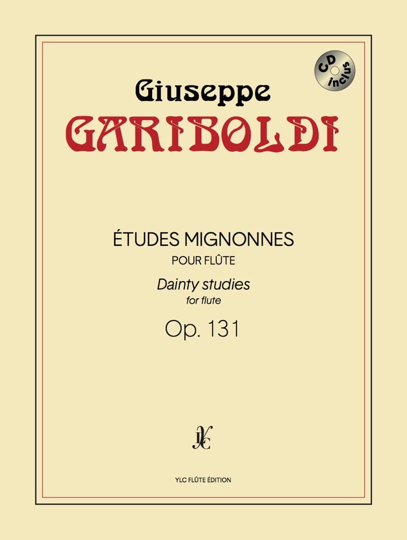 Etudes Mignonnes Op. 131 GARIBOLDI Partition Flûte traversière