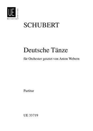 Deutsche Tänze Op. Post. D 820 SCHUBERT Partition Petit format