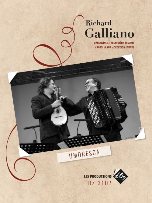 Umoresca pour mandoline et accordéon (ou piano) - Richard Galliano