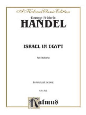 Israel in Egypt - Score HAENDEL Partition Petit format