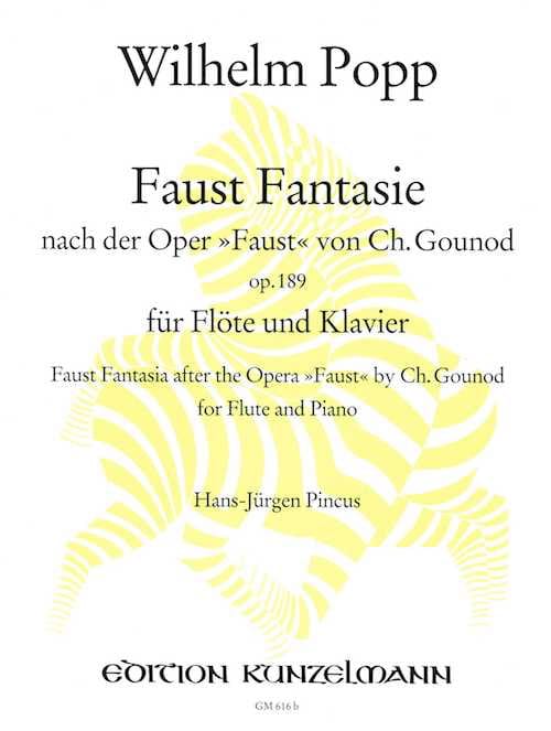 Faust Fantasie op. 189 - Flöte Klavier - Wilhelm Popp - Partition