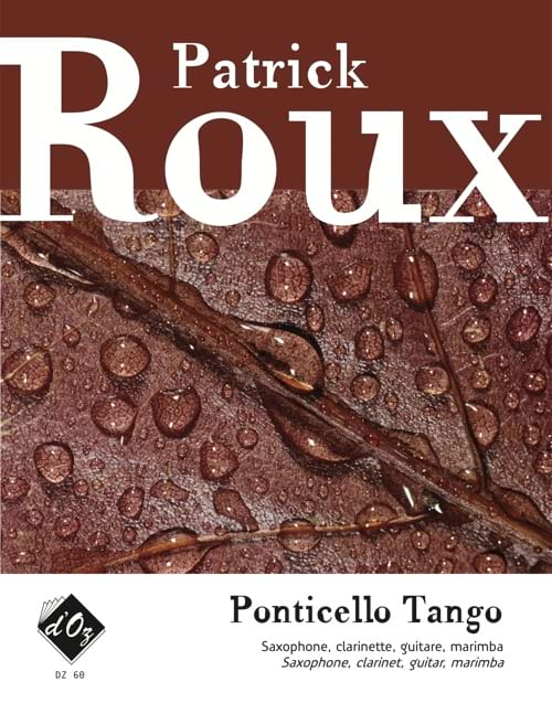 Ponticello Tango Patrick Roux Partition