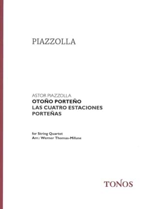 Otono Porteno Astor Piazzolla Partition Grand format