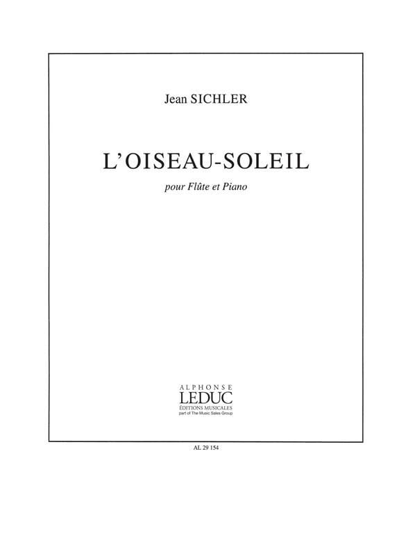 L'oiseau-soleil Jean Sichler Partition Flûte traversière