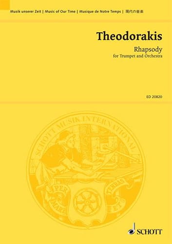 Rhapsody Pour Trompette et Orchestre THEODORAKIS Partition