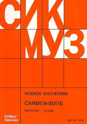 Carmen-Suite Rodion Shchedrin Partition Petit format