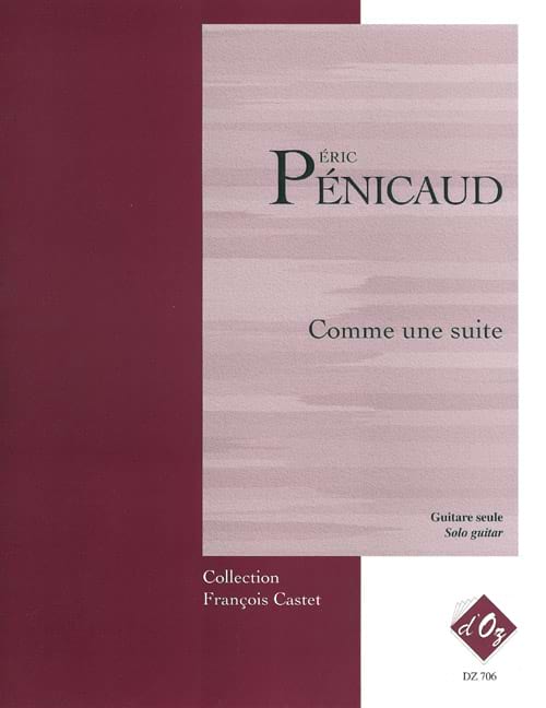 Comme une Suite Eric Pénicaud Partition