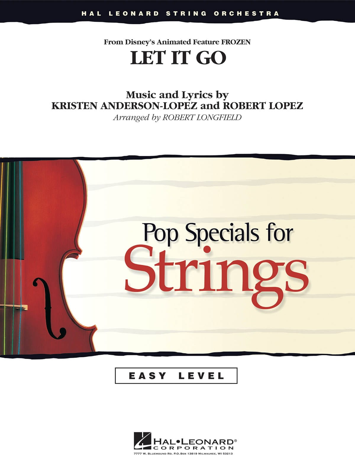 Let It Go From Disney's Frozen - Easy Pop Specials for Strings