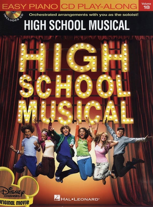 High School Musical 1 - Easy Piano CD Play-Along Volume 18 - Partition