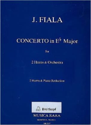 Concerto en Mib majeur Josef Fiala Partition Cor