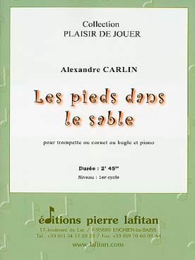 Les pieds dans le sable Alexandre Carlin Partition