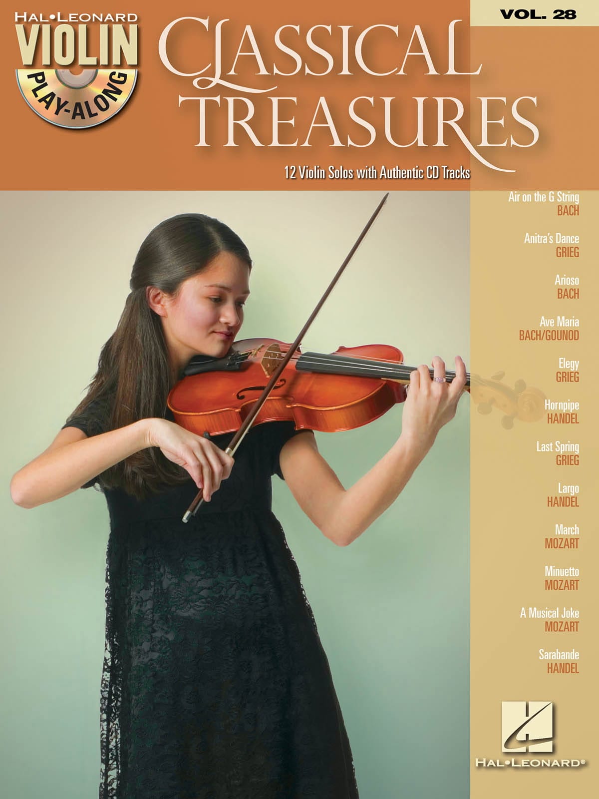 Violin play-along volume 28 - Classical treasures Partition Violon