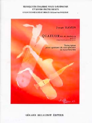 Quatuor En Fa Mineur Opus 20 N° 5 HAYDN Partition Saxophone