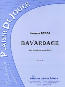 Bavardage Jacques Erdos Partition Saxophone