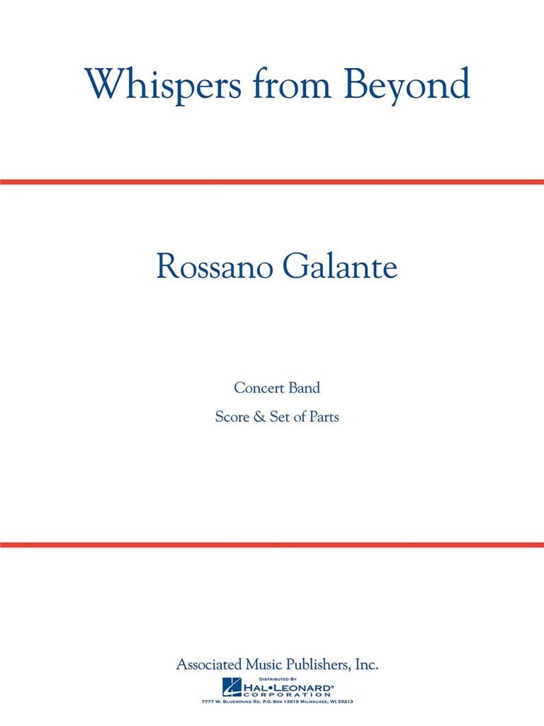 Whispers from Beyond - Galante Rossano - Partition