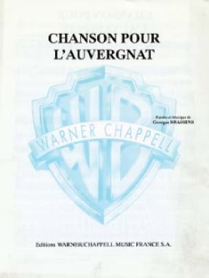 Chanson Pour L'auvergnat Georges Brassens Partition Chanson française