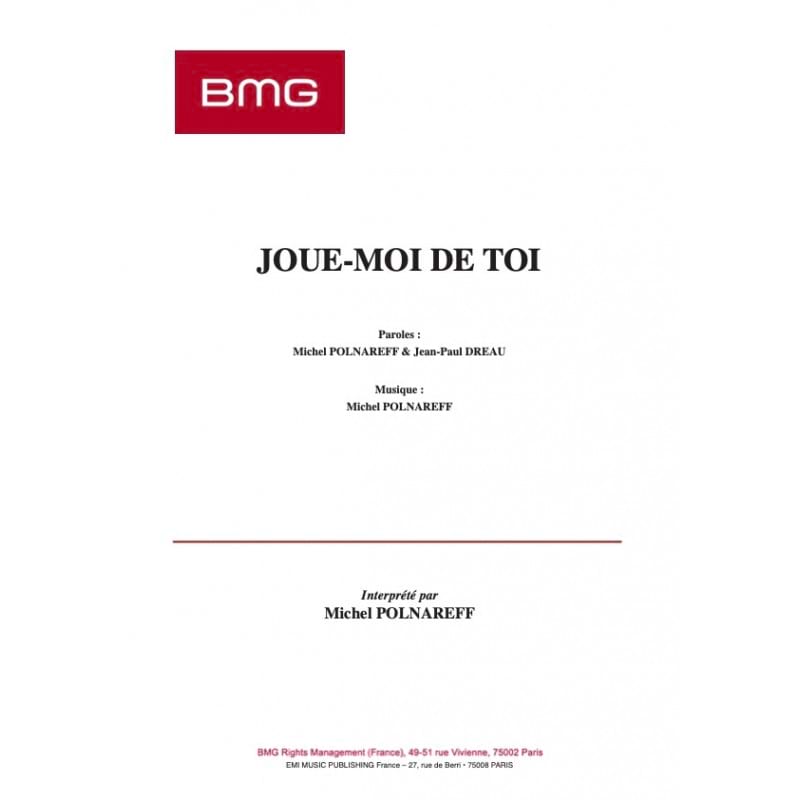 Joue-Moi de Toi Michel Polnareff Partition