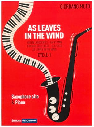 As leaves in the wind Giordano Muto Partition Saxophone