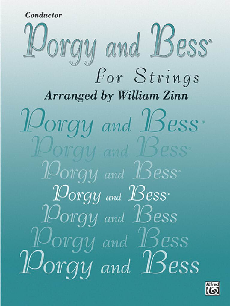 Porgy and Bess for Strings - SCORE GERSHWIN Partition