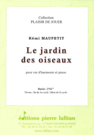 Le jardin des oiseaux Rémi Maupetit Partition Cor