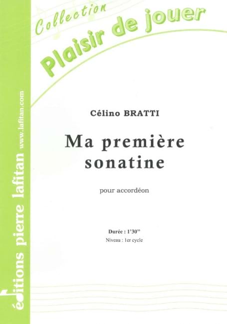 Ma Première Sonatine Célino Bratti Partition