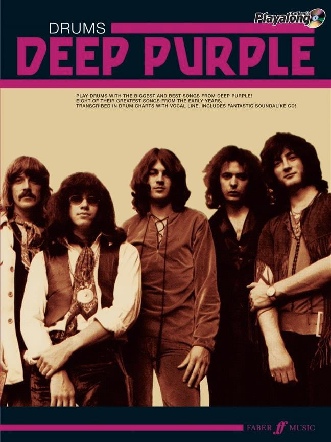 Deep Purple Authentic Drums Playalong Deep Purple Partition Pop / Rock