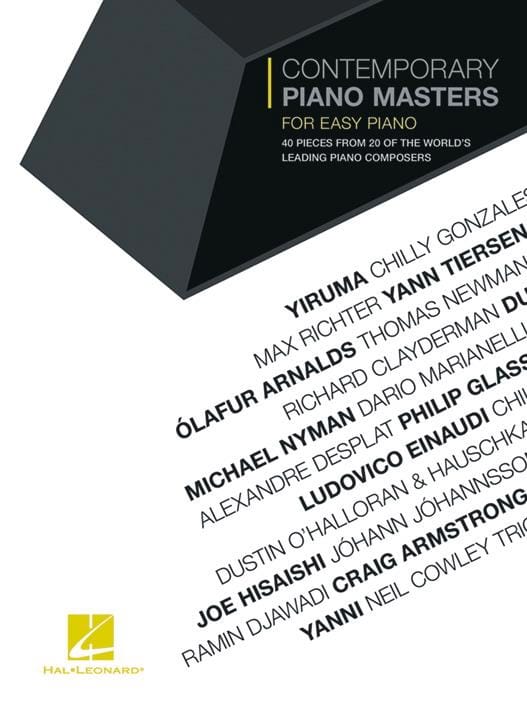 Contemporary Piano Masters - Piano Facile Partition Pop / Rock