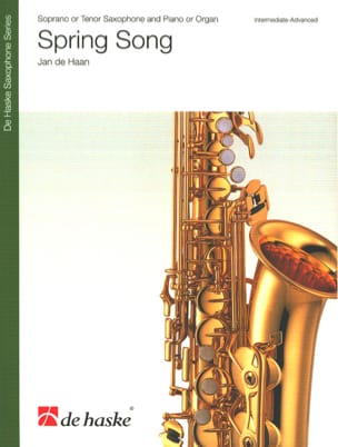 Spring Song Jan de Haan Partition Saxophone