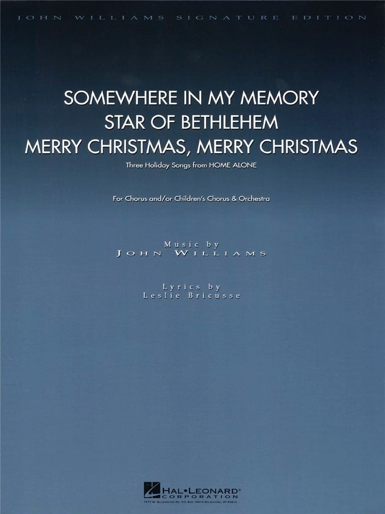 Three Holiday Songs from Home Alone - Williams John - Partition