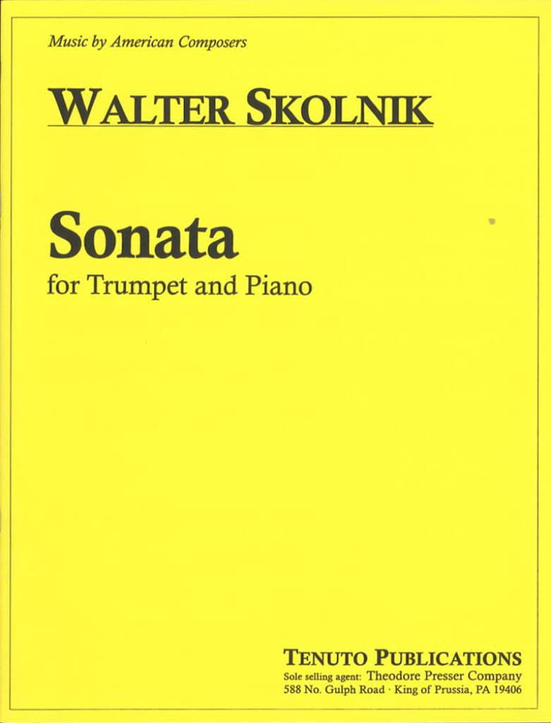 Sonata Skolnik Walter Partition